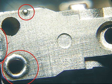 <a href='http://m.phrisa.com/product/3.htm' class='text_a'>模具激光焊機(jī)</a>修復(fù)模具效果